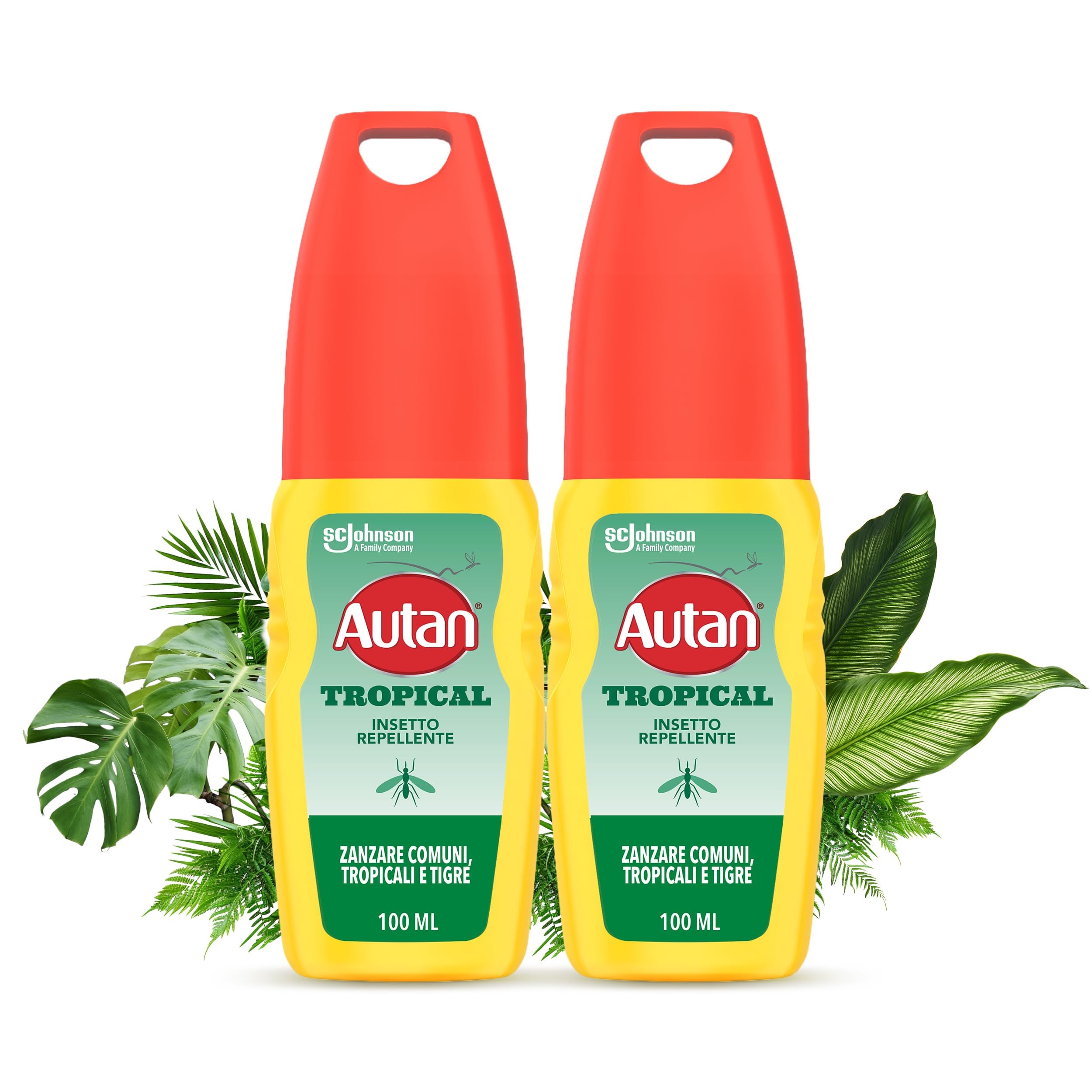 Autan Tropical Vapo  Spray Antizanzare Repellente  2 x 100 ml
