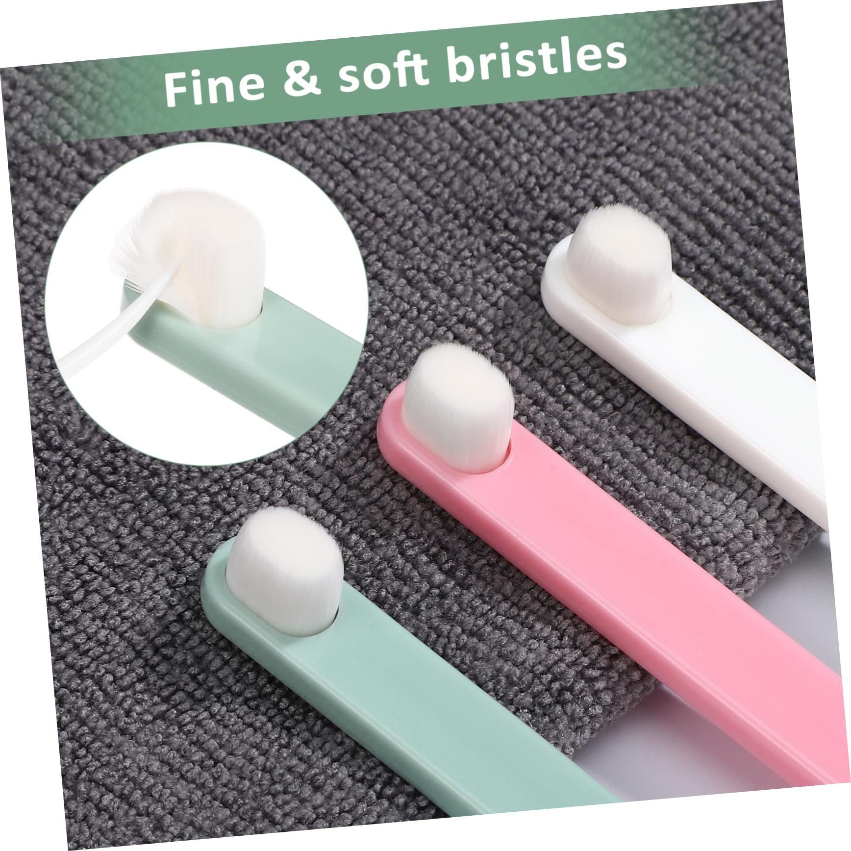 Sosoport 15pièces Kit De Brosses à Dents pour Chiens Et avec Poils Souples Brossettes -tête pour Soins Dentaires Animaux De Compagnie