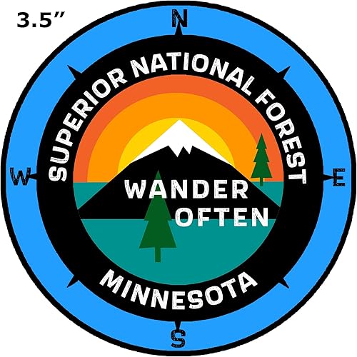 Miniatura 8 de Superior National Forest Alaska - Wander Often - 3.5 pulgadas Ventana coche camión calcomanía calcomanía vacaciones recuerdo viaje aventura tema