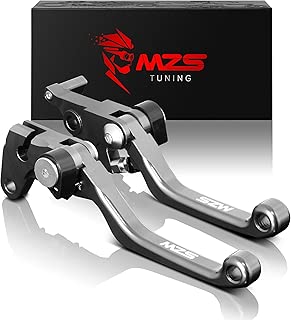 MZS Pivot Levers Brake Clutch CNC for Honda CRF250R CRF450R 2007-2018/ CRF450RX 2017-2018 (Gray) - coolthings.us