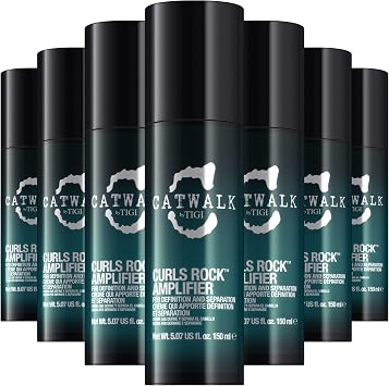 TIGI Catwalk Curls Rock Amplifier Curl Cream 7-Pack, 5.07 Oz Ea