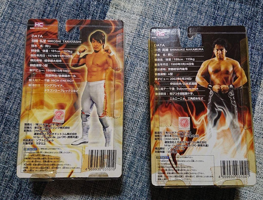 棚橋弘至&中邑真輔】フィギュアセット 【公式通販】