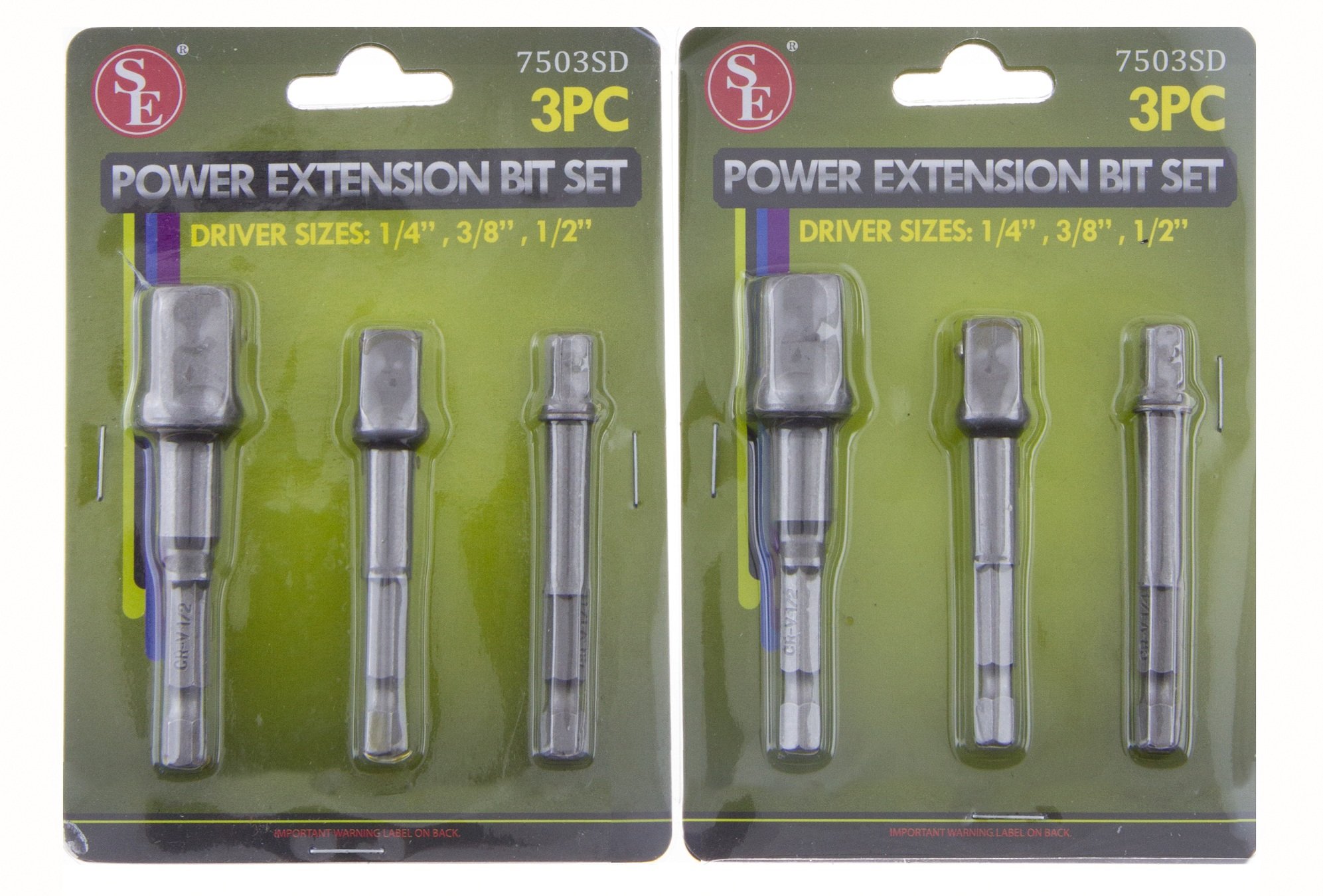 SE Power Extension Bit Set (2-Pack) - 7503SD-2