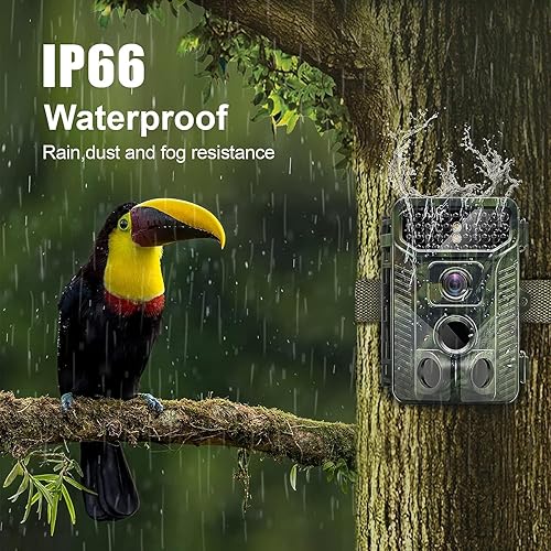 Miniatura 5 de Felixcam Cámara de sendero cámara de juego de 1520P 20MP con visión nocturna activada por movimiento, impermeable, cámaras de caza y sendero con