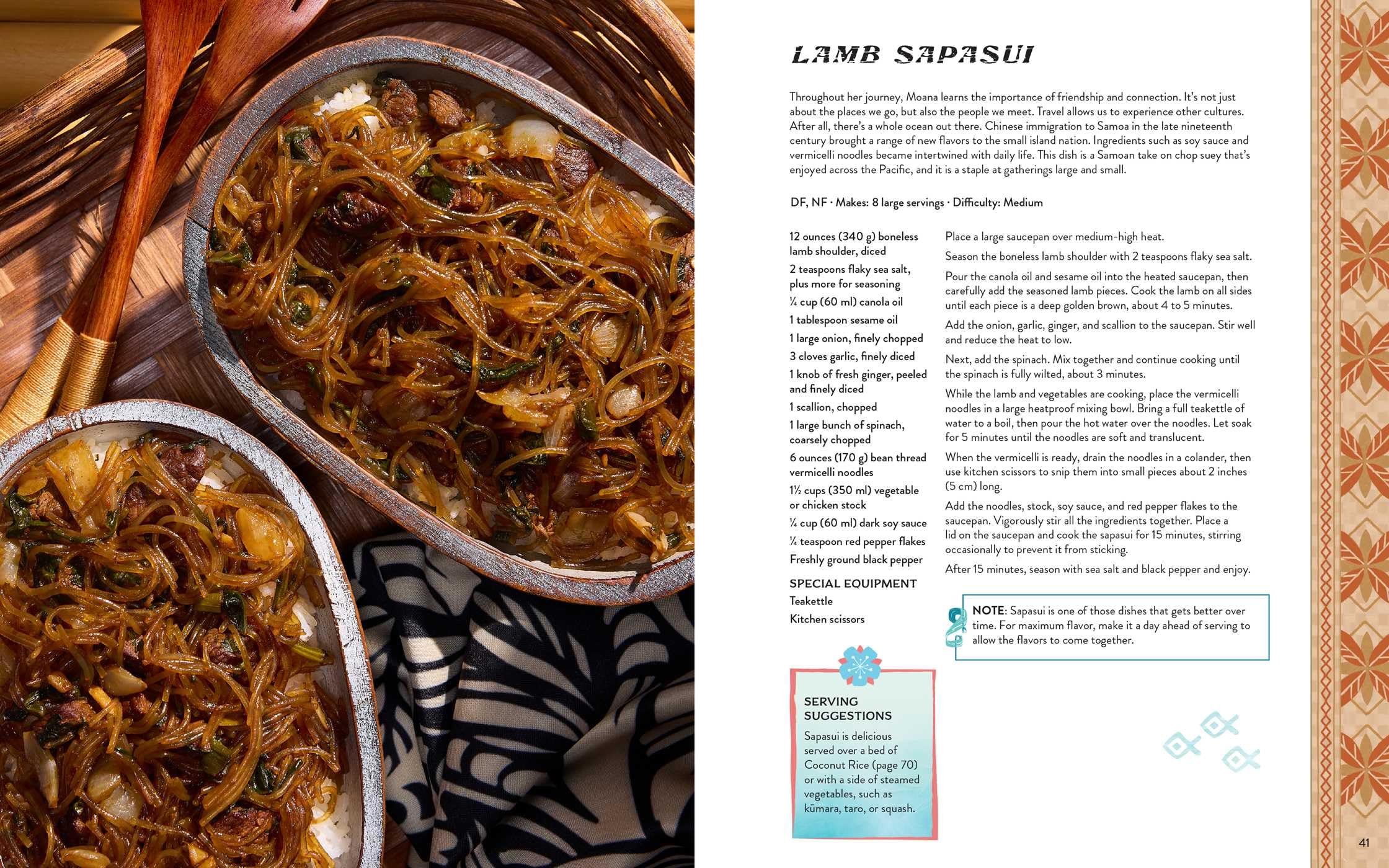 Disney Moana: The Official Cookbook: Pacific Recipes Inspired by Motunui: Authentic Pacific Recipes and Stories Inspired by Motunui and Beyond