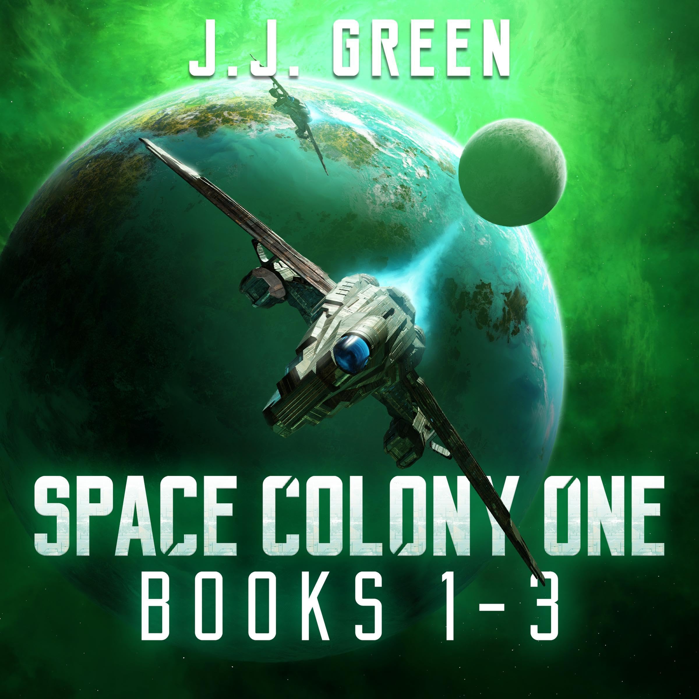 Cover art for Space Colony One, Books 1-3
