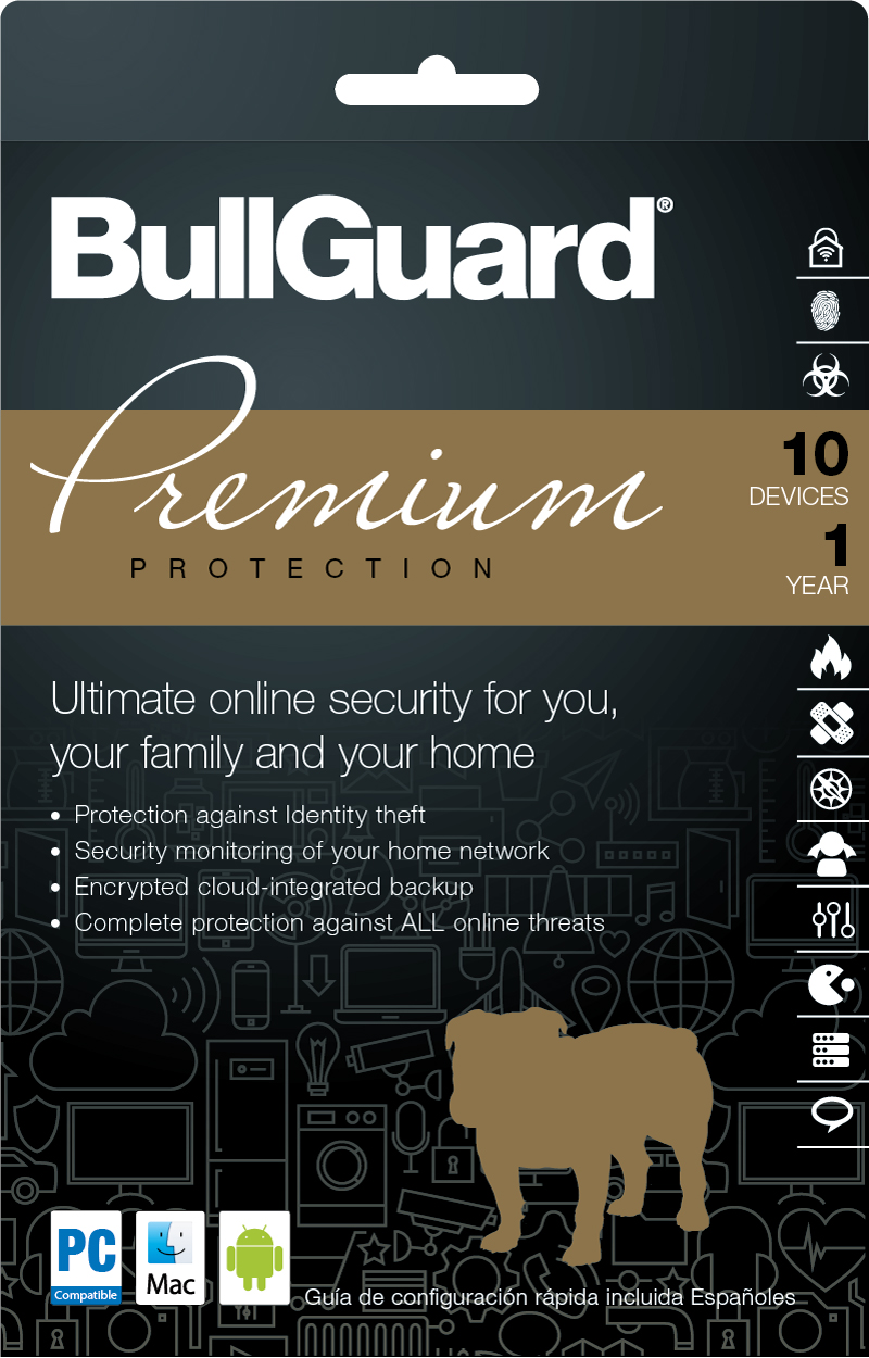 Image of BullGuard Premium Protection 2018, 10 Devices, 1 Year [Online Code]