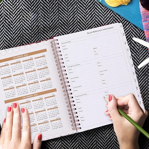 Miniatura 8 de STOBOK Agenda semanal sin fecha 2023, agenda en inglés, libro de notas, libro de notas de julio de 2022 a junio de 2023, oficina de regalo para