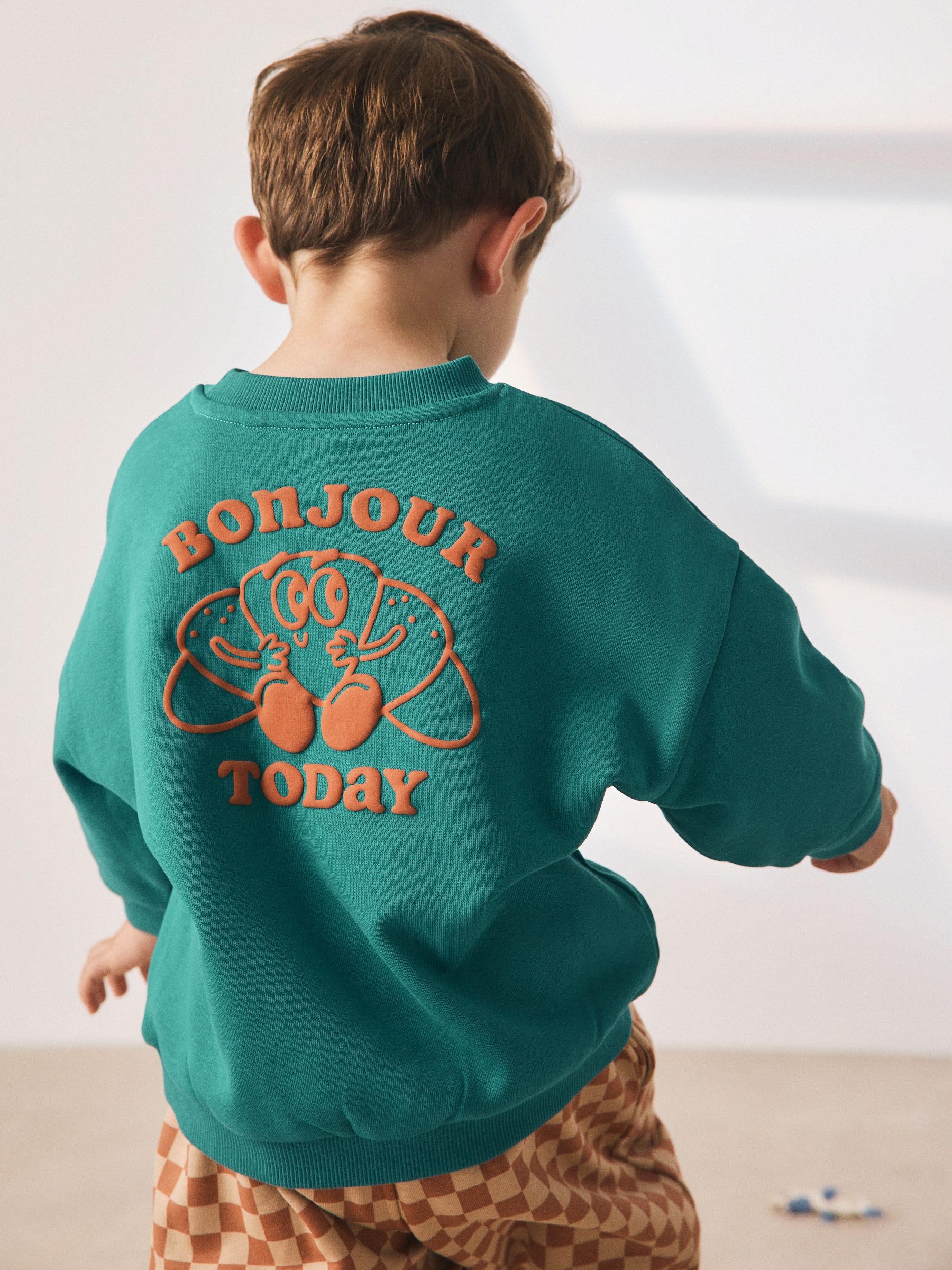 NEXT Garçon Ensemble sweat et pantalon de jogging à motif