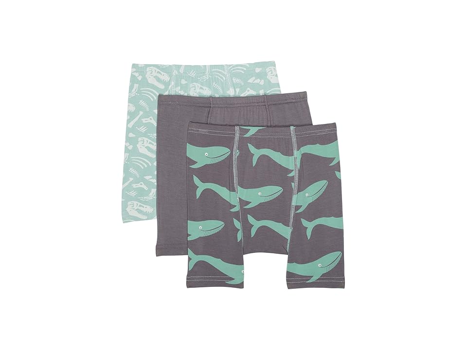 Kickee Pants Kids Print Boxer Briefs Set 3Pack (Little Kids/Big Kids
