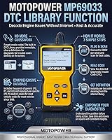 Vista 4 de MOTOPOWER MP69033 - Lector de código, OBD2, escáner, para automóvil, fallo del motor, herramienta de diagnóstico, CAN, para todos los coches