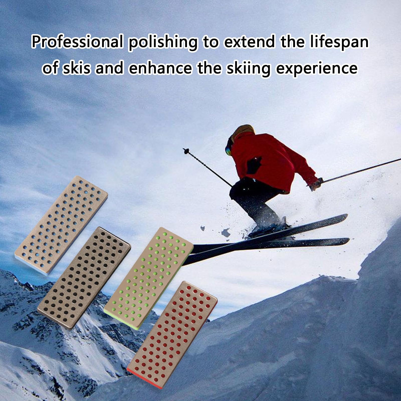 Aiguiseur De Bord Pour Ski Et Snowboard – Outil Diamanté De Réparation – Kit De Tuning