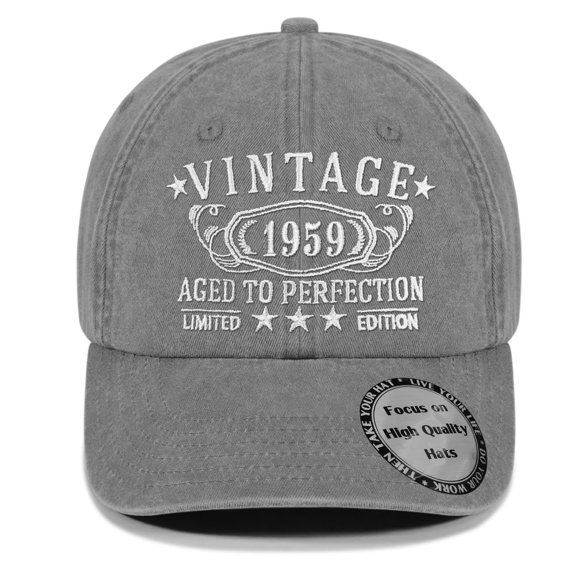 Birthday Gifts for Men Women, Personalized 30th - 100th Birthday Gifts, 1926-1996 Vintage Hat…