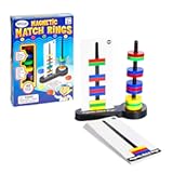 Magnetic Match Rings, Magnet Matching Game STEM Learning Toy for Kids