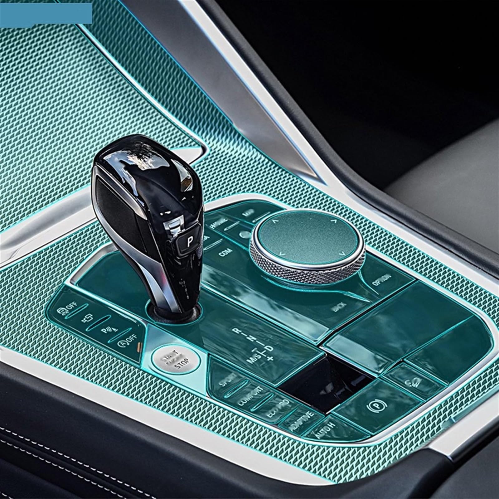 Autoschutzfolie Auto Innen Zentrale Konsole Getriebe Dashboard Aufkleber Transparente Schutz Film Für BMW Für X6 Für G06 2020 Zubehör(The whole set)