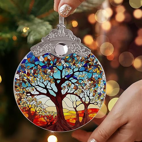 Miniatura 5 de Adorno de árbol de la vida, adorno de Navidad de Jocidea árbol de la vida, regalo de adorno de árbol de la vida, recuerdo de vacaciones, relleno de