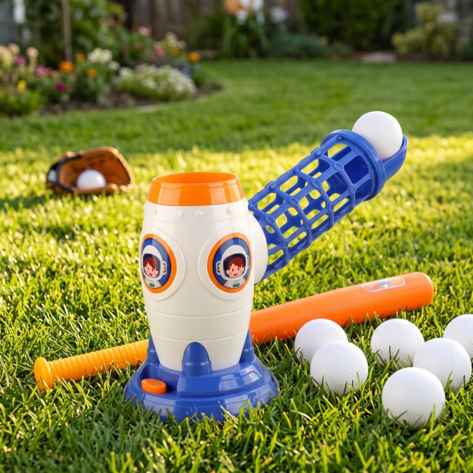 Set da Baseball con tore Morbido Macchina Palle da Baseball Antiscivolo Giocattolo Sportivo per All'aperto, Casa