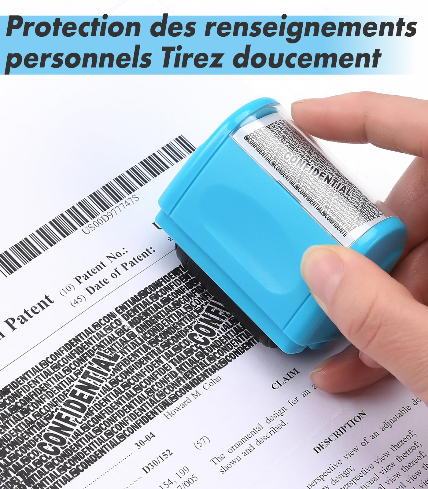 Xourney Wide Data Defender Rollover, Identity Theft Protection Rollover, Rollover confidenziale con 6 componenti aggiuntivi, indirizzo Security Information Block Privacy ID