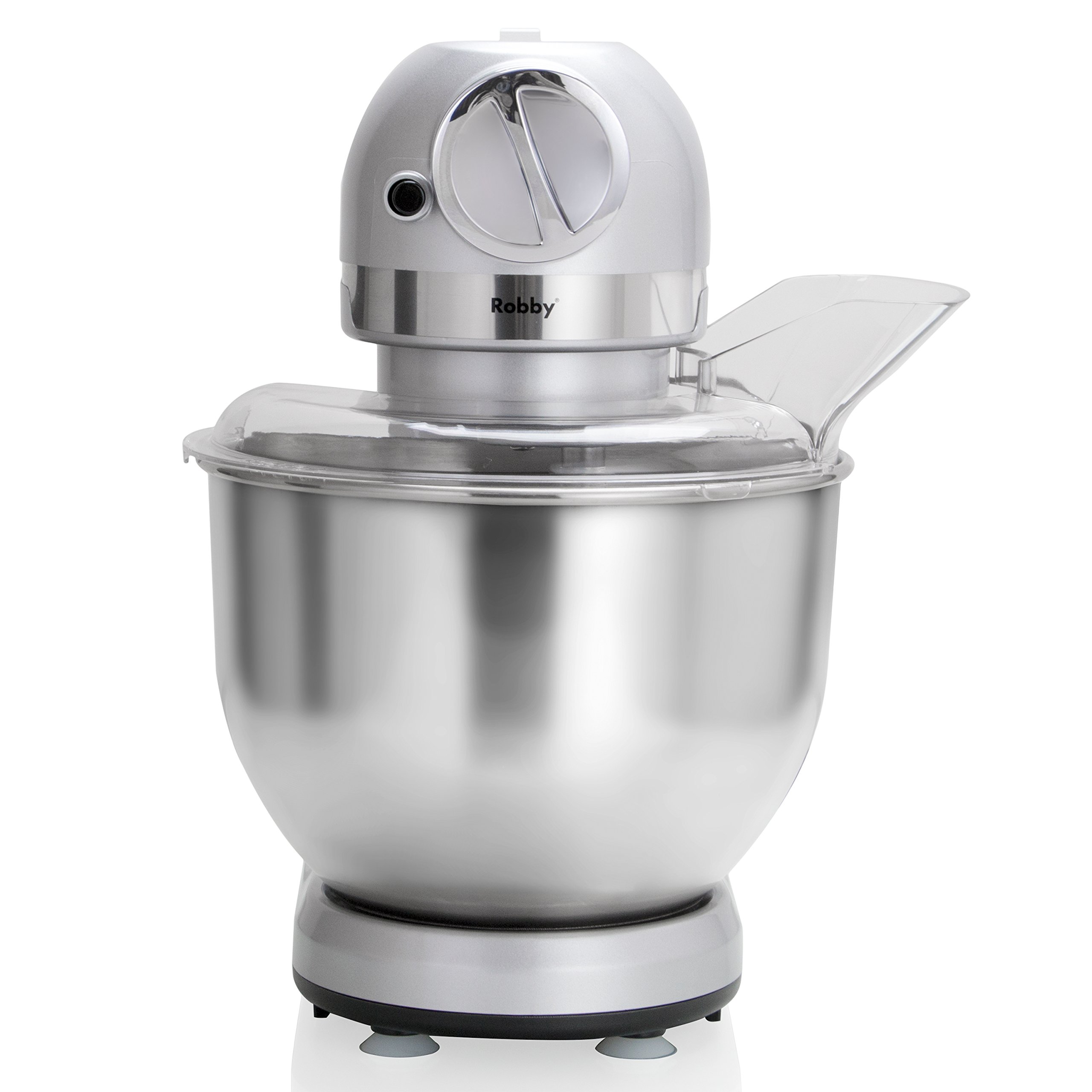 Robby robot multifunción 5l 1000w plateado con picadora y batidora 1,5l en vaso robimix silver