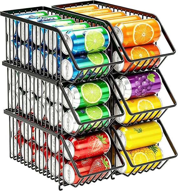Soda Box Rack Amazon.com: Boeetech Stackable Soda Can Organizer Rack, Stacking Can ...