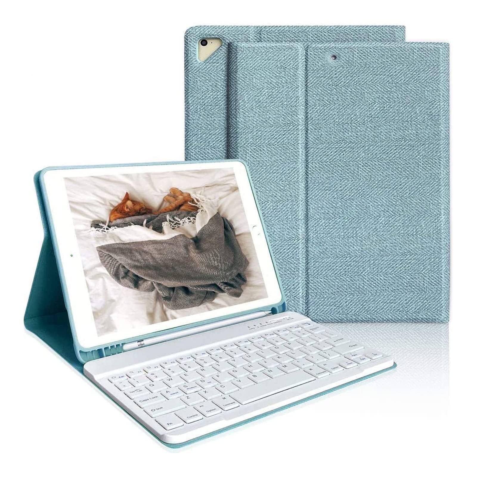 ワイヤレスキーボードケース ホワイト Amazon | WxfTnix キーボードケース 対応機種 iPad pro 3/4/5/6