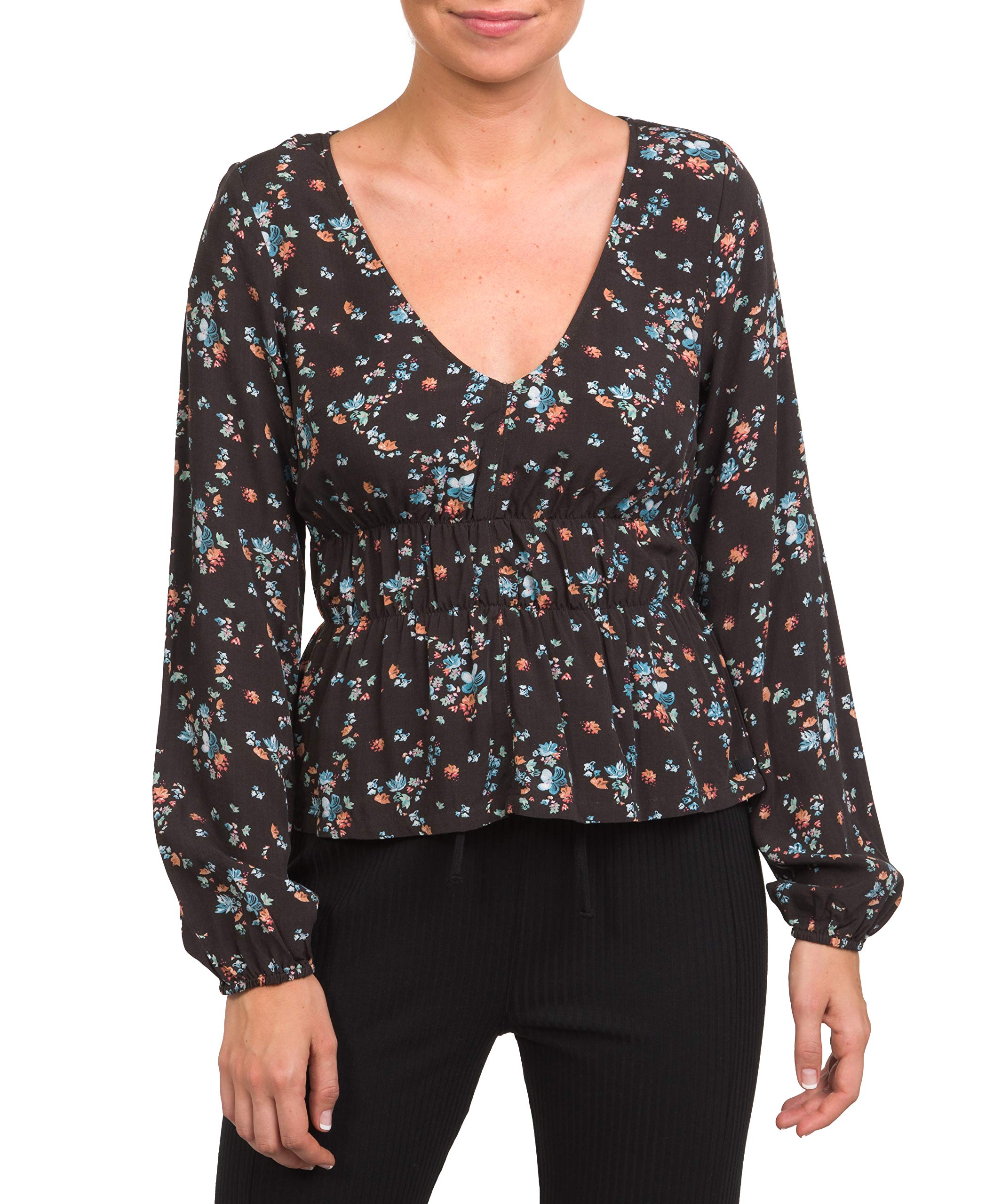 Hurley W Cinched LS Top