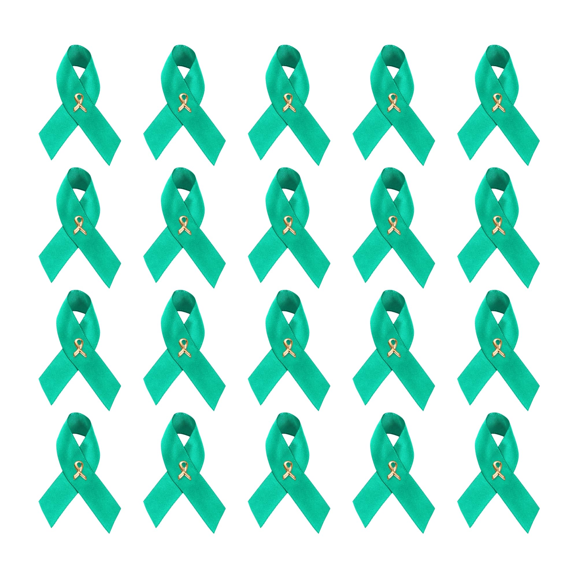1/2/5/10/25/50/100pcs Satin Awareness Ribbon Pins (Pick your color), for Cancer &amp; Disease Awareness, Bulk Quantities for Fundraising, Events, Gift Giving