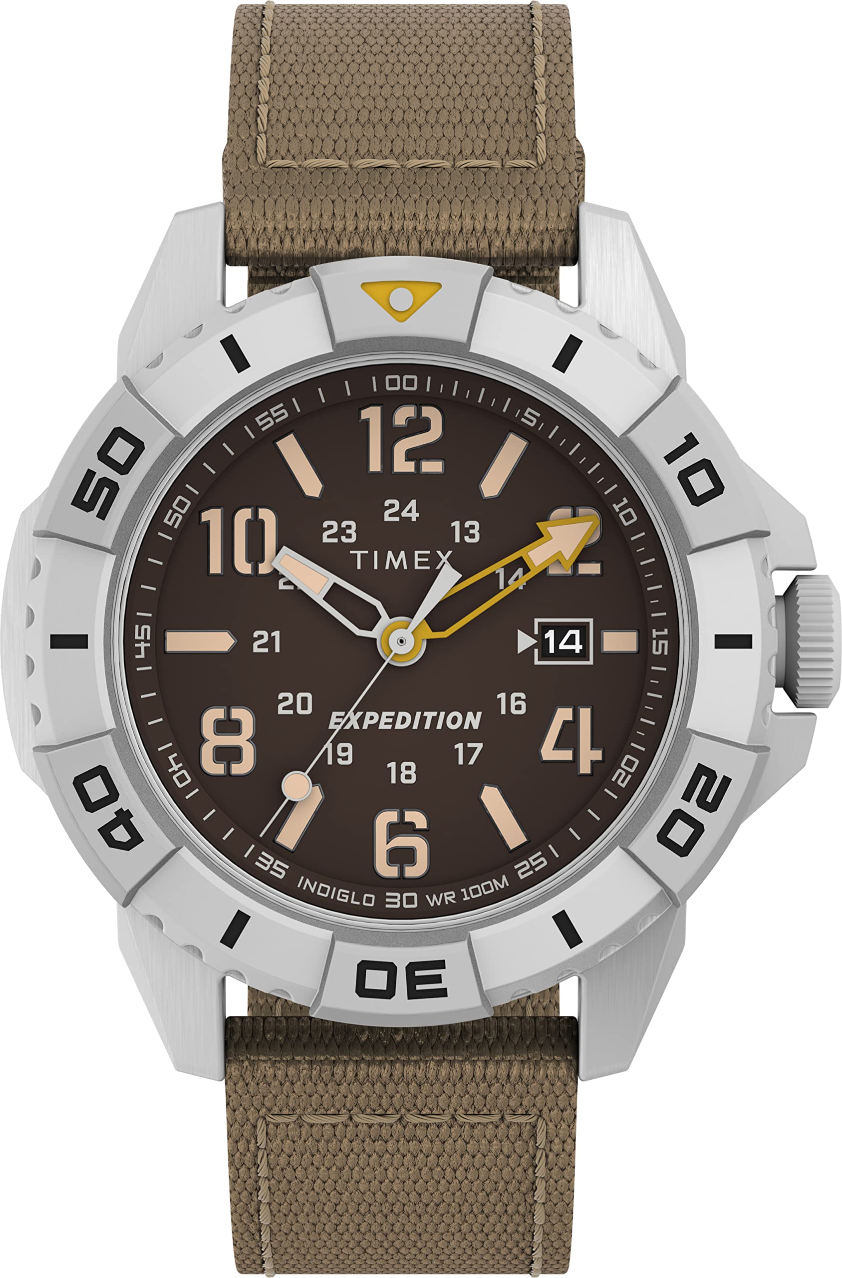 Timex Orologio Analogico al Quarzo da Uomo con Cinturino in Tessuto TW2V62400