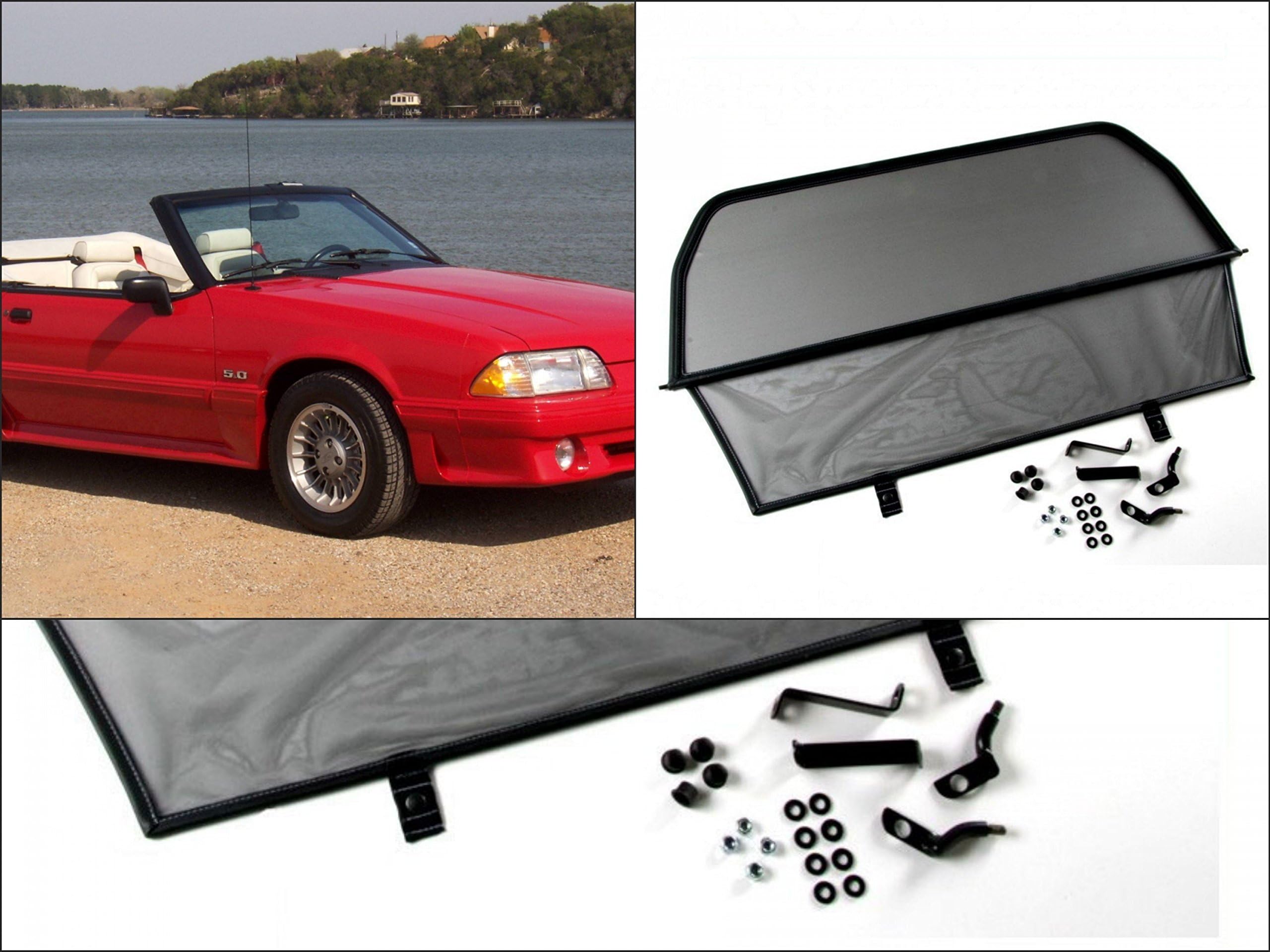 Wind DEFLECTOR Mustang 1989 1990 1991 1992 1993 1994 1995 NEW TSH Brand WIND BLOCKER