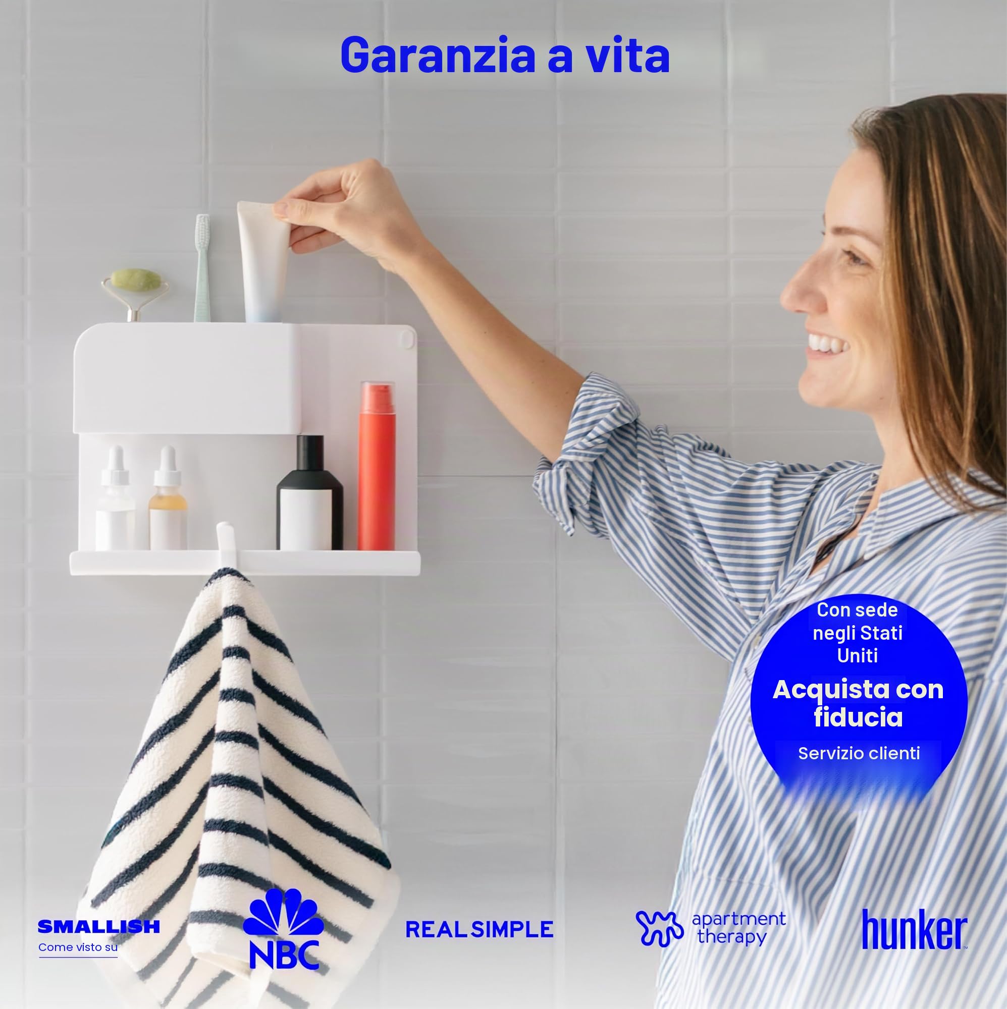 WallShelfie - Mensola comodino per letto a castello e letto superiore, elementi essenziali per dormitorio universitario, comodino a soppalco, tavolino sospeso, vassoio portaoggetti, decorazione per