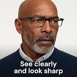 Gaoye Multi Pack Reading Glasses - Blue Light Blocking Lenses, TR90 Frames, UV400 - Eyeglasses with Clear Vision (Black, 2.5x)