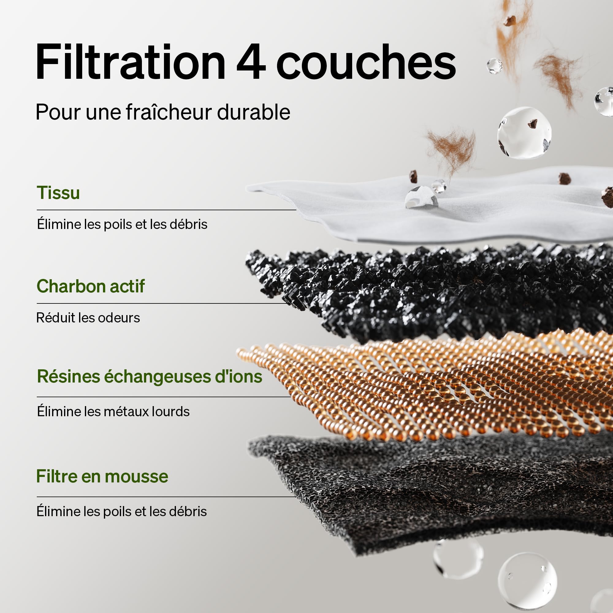 PETLIBRO Dockstream 2 Fontaine à Eau sans Fil pour Chats, 3L/101oz, avec Batterie et Plateau en INOX, Distributeur d'eau WiFi 5GHz, idéal pour Chats et Chiens - Distributeur Eau Chat Automatique
