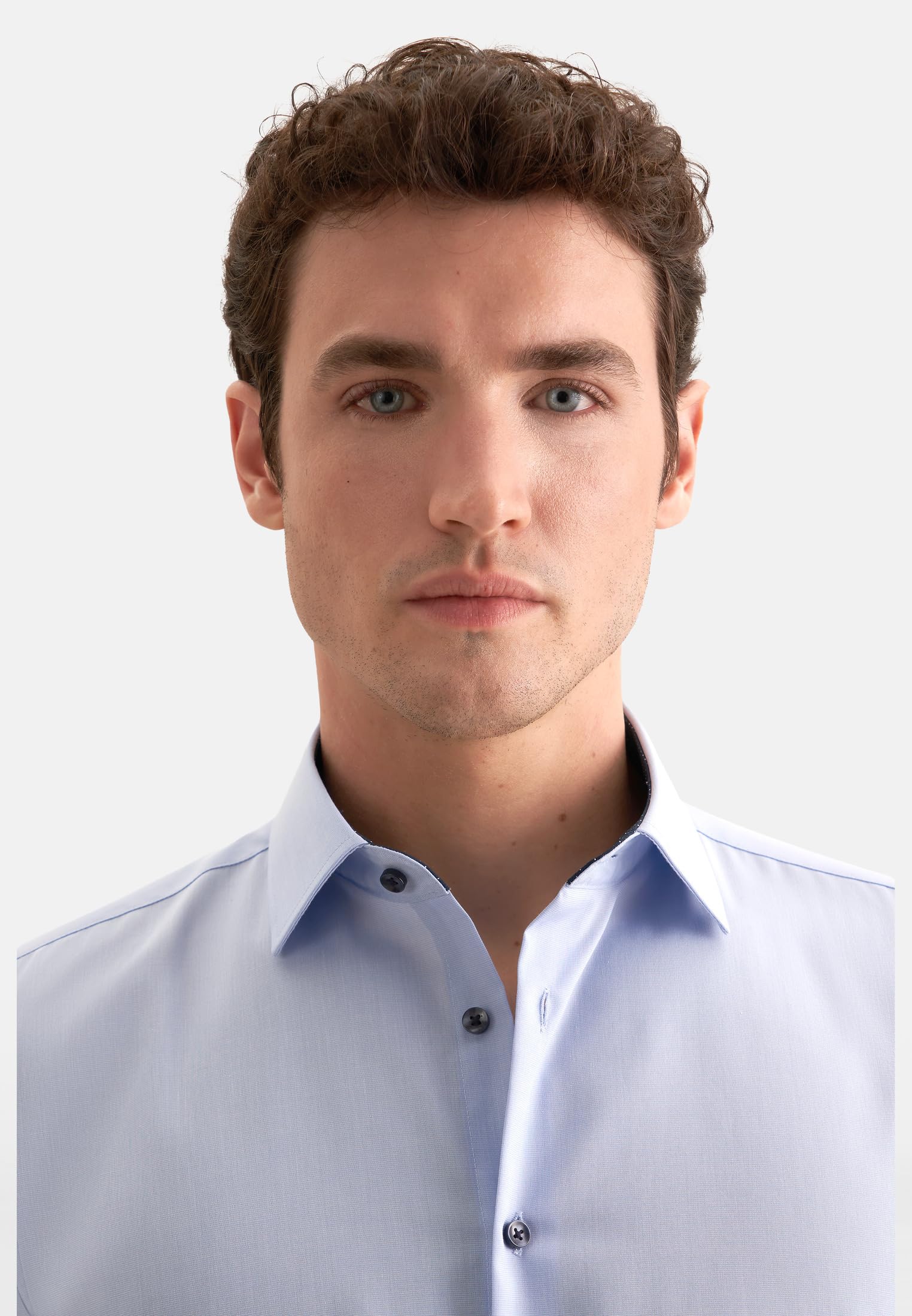 Seidensticker Shaped Fit Manica Lunga 1.29369 Camicie Uomo (Pacco da 1)