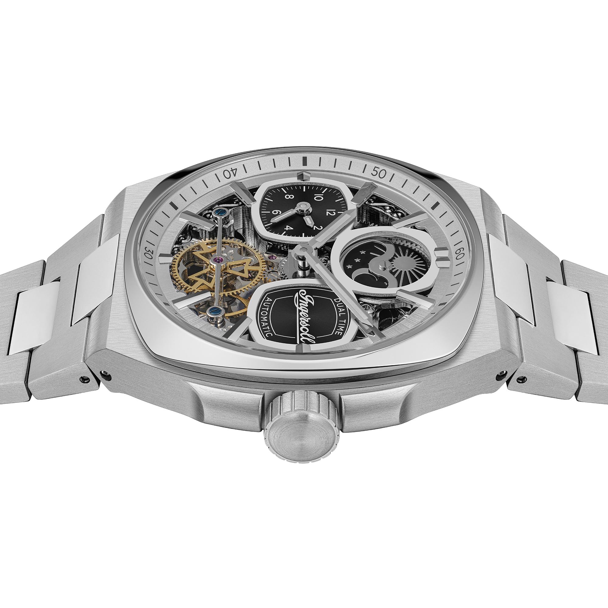 Ingersoll Reloj automático The Spirit para Hombre de 46,7 mm