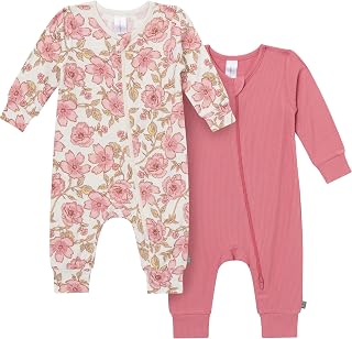 Modern Moments by Gerber Baby Viscose 2-pack Footless Tight Fitting Pajamas