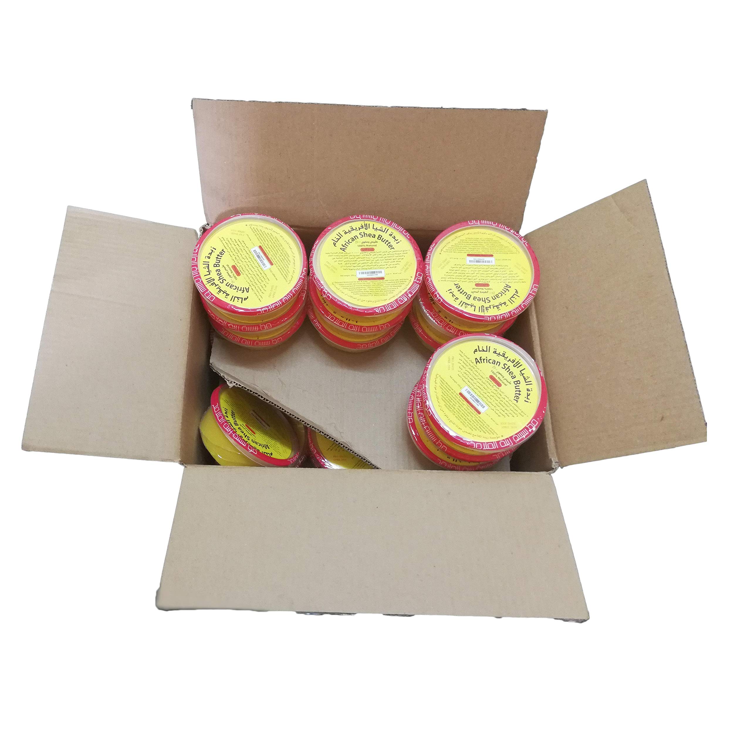 زينة الملامح Zaint Al Malamh Yellow African Shea Butter, 250 ml Quantity of 24 Pcs