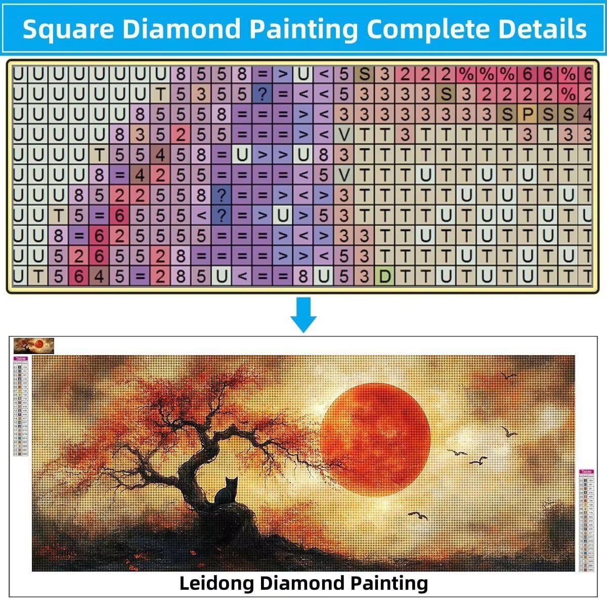5D DIY diamentowe malowanie pełne zestawy drzewa, zachód słońca, DIY diamentowe malowanie dla dorosłych, haft krzyżykowy malarstwo diamentowe, diamentowe sztuki kryształowej dla dzieci do dekoracji