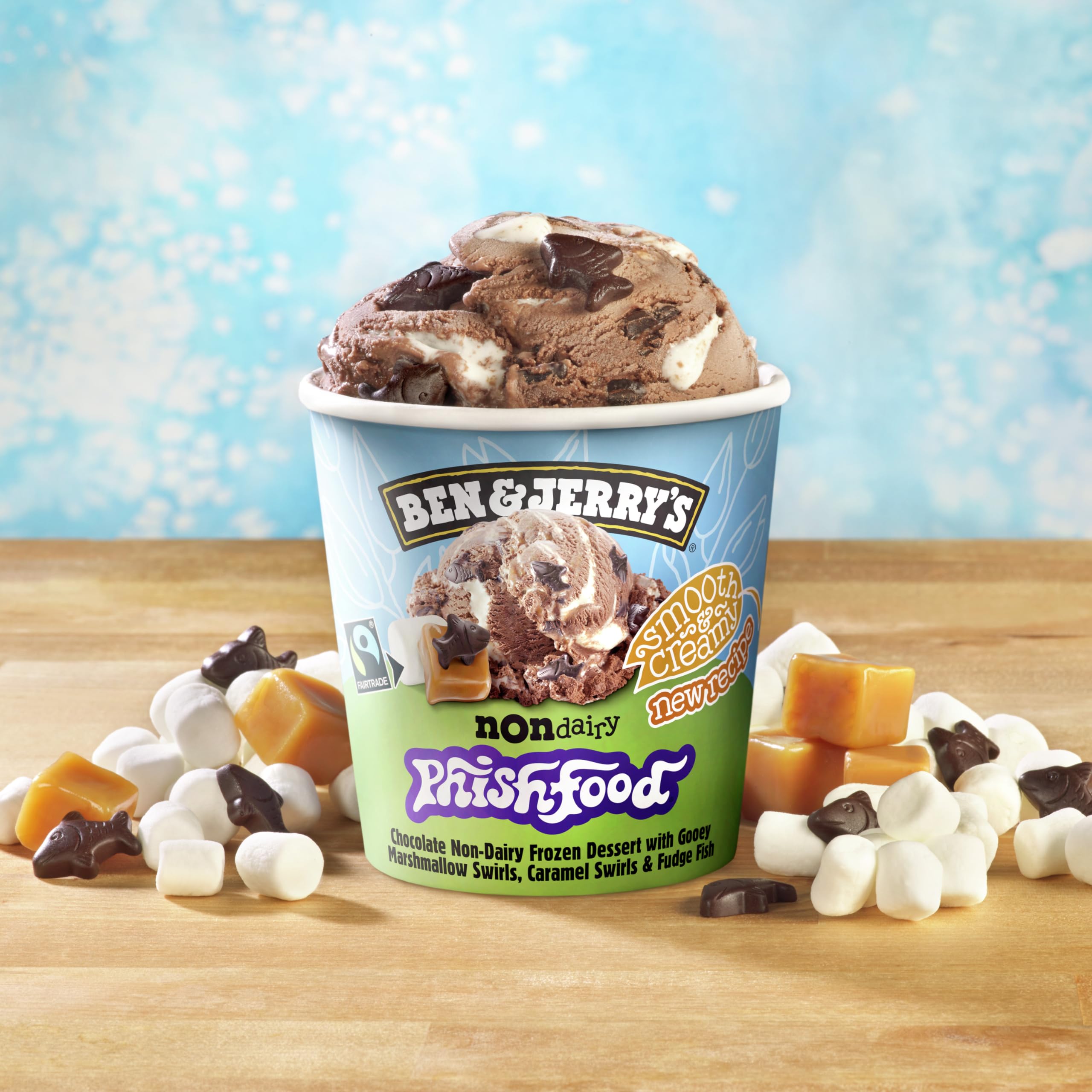 Amazon.com: Ben & Jerry's, Non Dairy Phishfood Ice Cream, 16 Fl Oz
