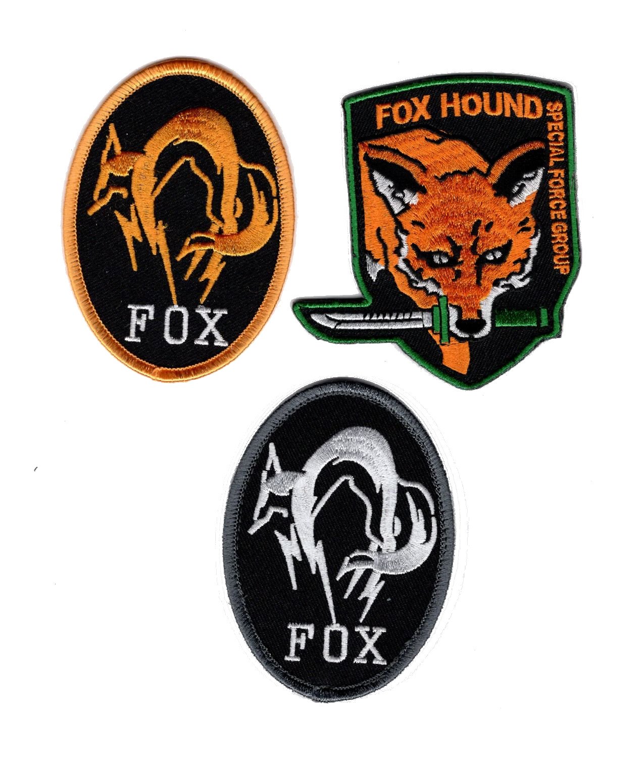 Fox Hound Special Force Group Ghost 3pcs Hook Patch