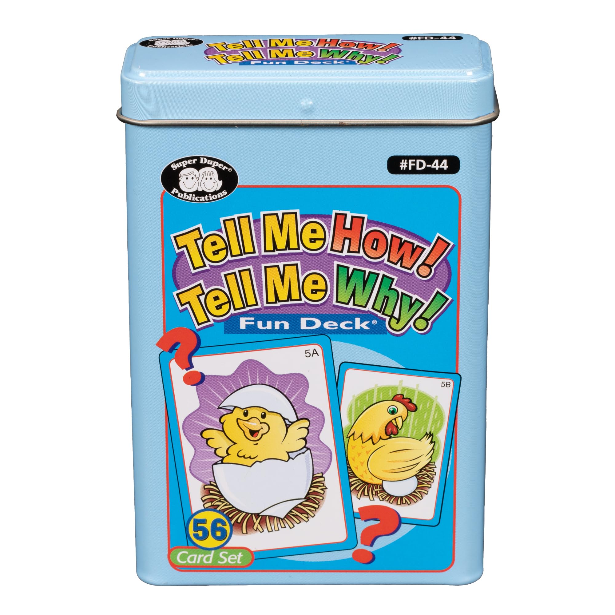 Tell Me How! Tell Me Why! Fun Deck Cards - Super Duper Educational Learning Toy for Kids