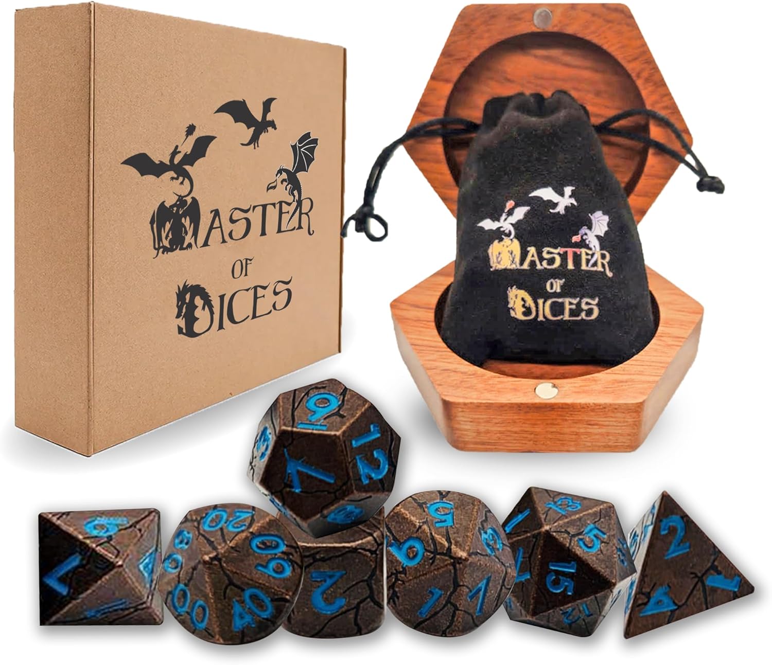 MASTER OF DICES Dnd Dice Set Dice Dice Set Dnd Dice