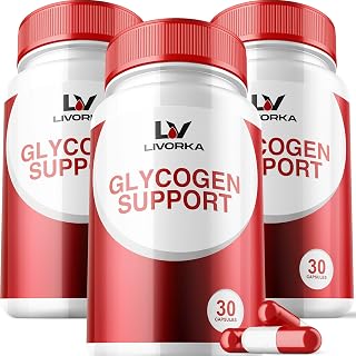 3 Pack - Glycogen Support, Glycogen Control Advanced Formula, Glycogen Capsules, Glycogen Fix with Powerful Ingredients, 30 Capsules Per Bottle for 90 Days