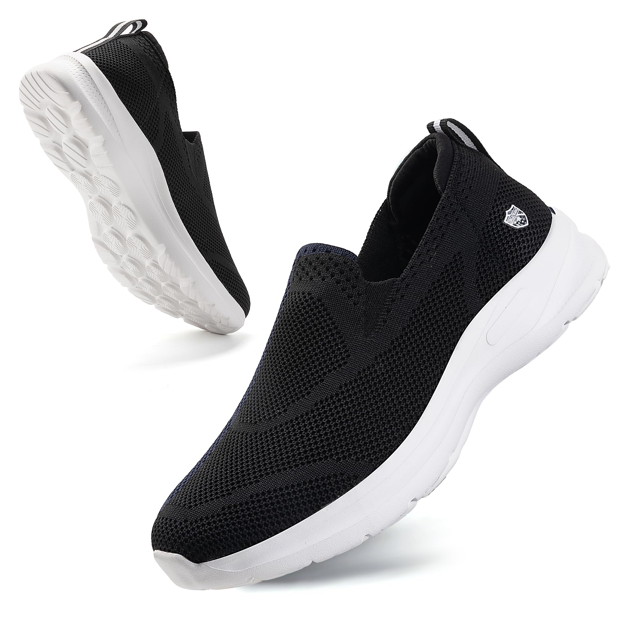 JINGAIWANGWomen's Shoe mesh Walking Breathable Comfort Slip-on Outdoor Shoes Non Slip Light Leisure