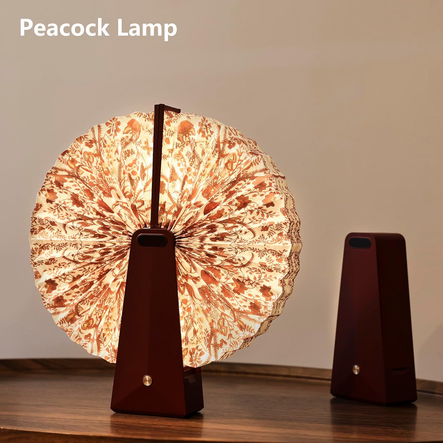 Foldable Mood Lamp with Touch Control - 3 Color Changing Portable Atmosphere Light, 2500mAh Rechargeable Battery, 6-8 Hours Lasting, Home Decor Gift for Bedroom, Camping, Party