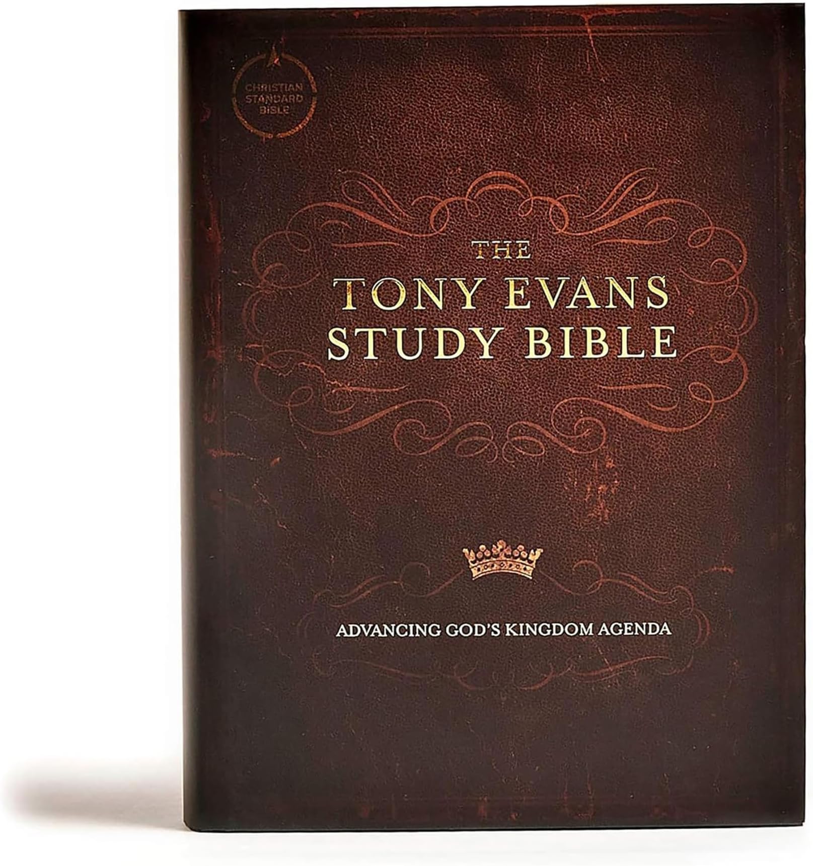 CSB Tony Evans Study Bible, Hardcover, Black Letter, Study Notes and Commentary, Articles, Videos, Charts, Easy-to-Read Bible Serif Type