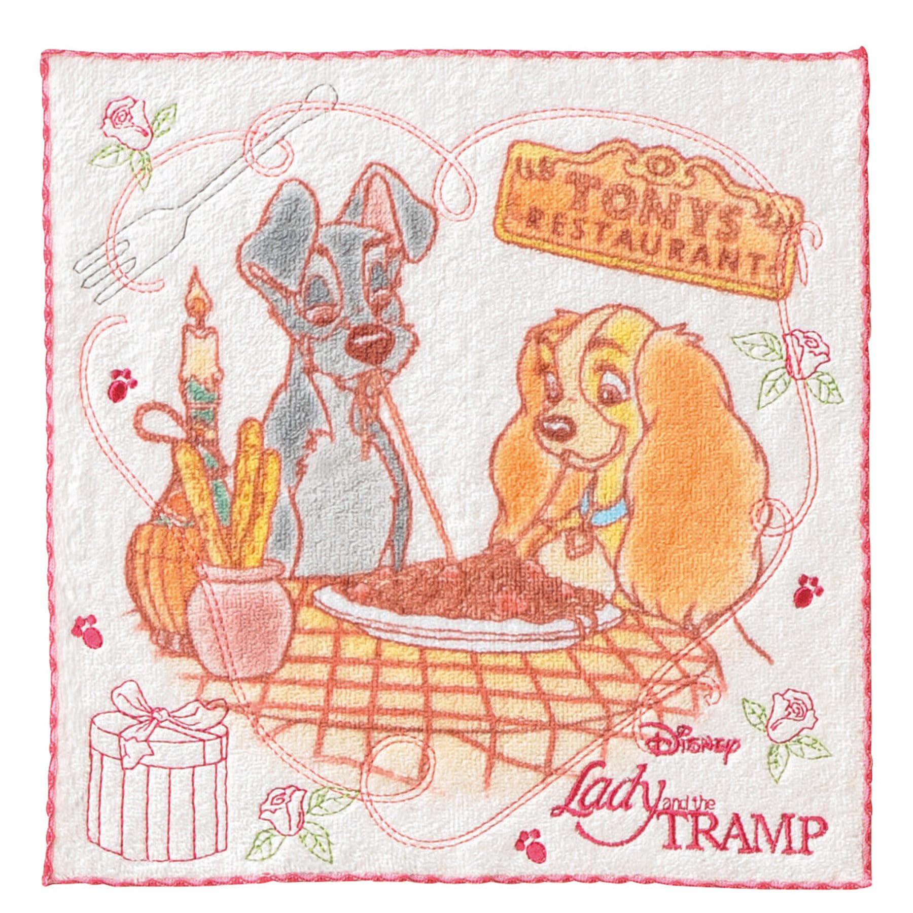 Amazon｜丸眞 ハンドタオル ミニタオル ディズニー わんわん物語