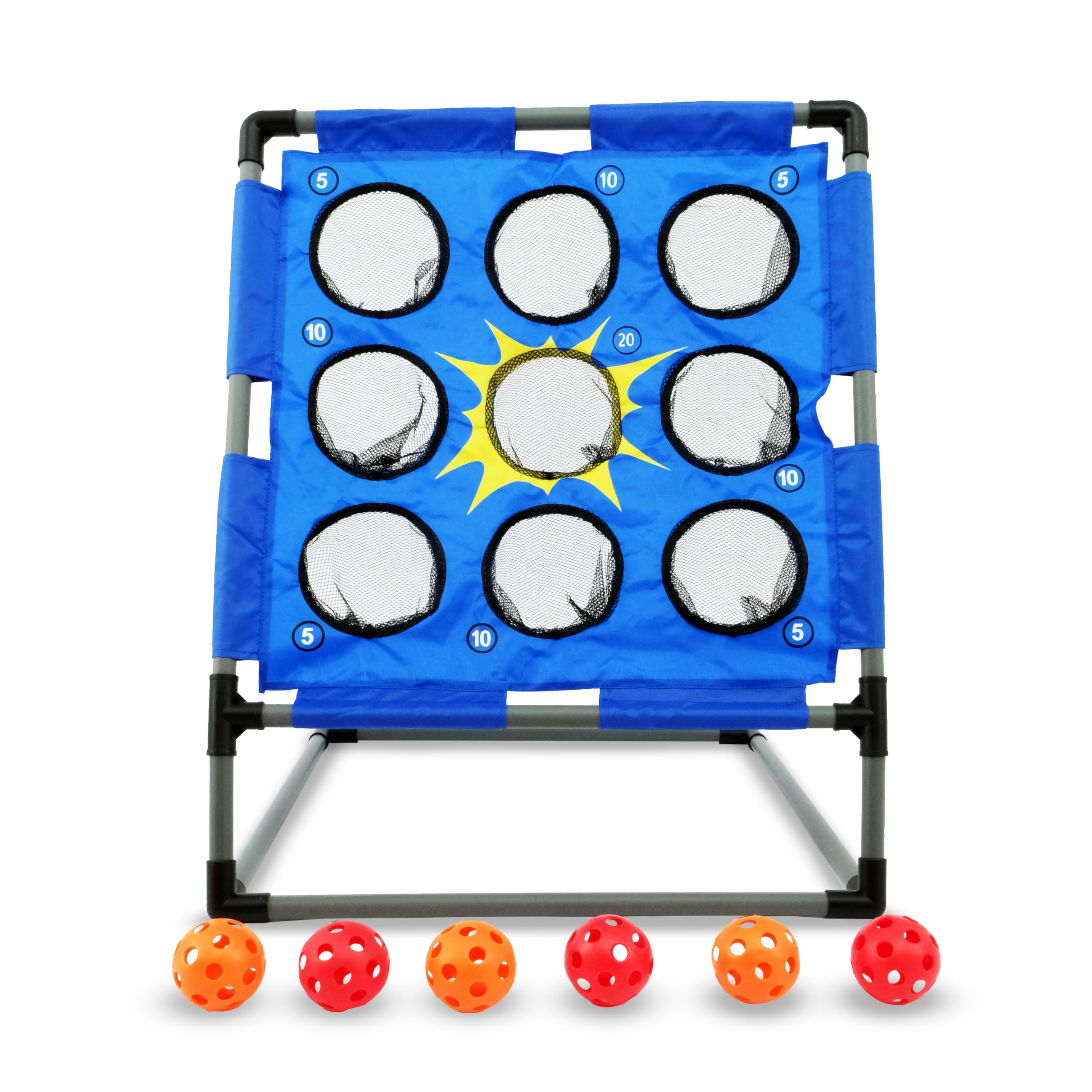 Bolimo Juego de Lanzamiento para Niños y Adultos – Juego de Pelota Indoor y Outdoor con Diana – para Jardín, Parque, Camping y Fiesta