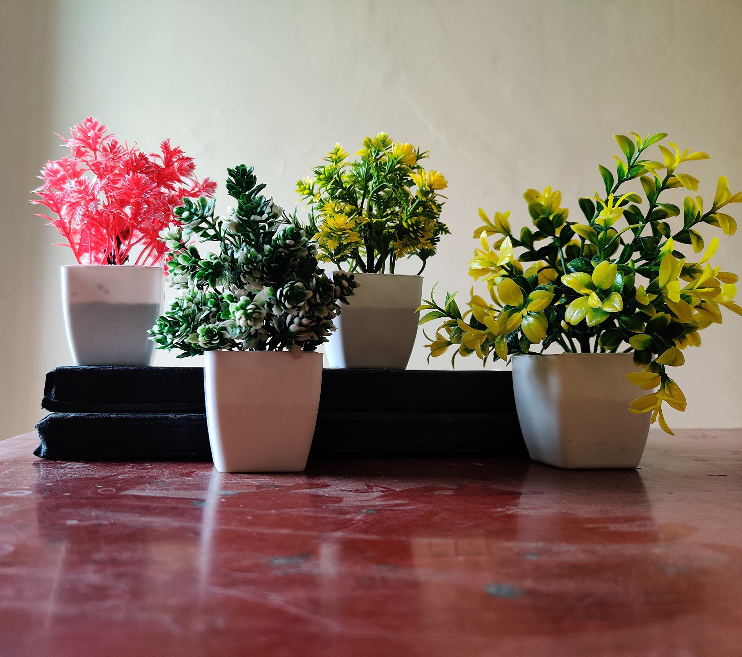 Set of 6 Fancy Wall Hanging Money Plant Bail/Creeper Bonsai Artificial Plant(6 String)