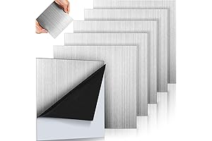 Brushed Stainless Steel Sheets for Versatile Crafting and DIY Projects