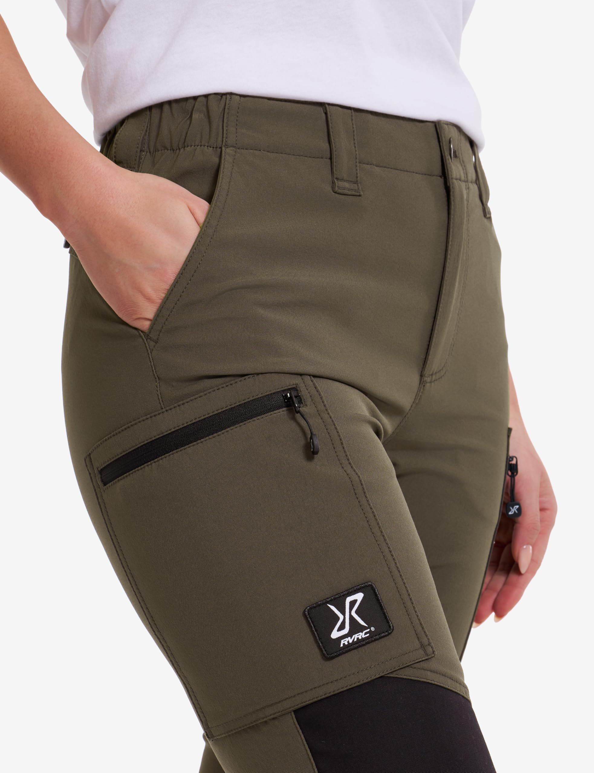 RevolutionRace Nordwand Stretch High-Waist Pantaloni Outdoor da Donna, Pantaloni per L'escursionismo e Attivitá all'Aria Aperta, da Trekking e da Lavaro, Robusti e Resistenti